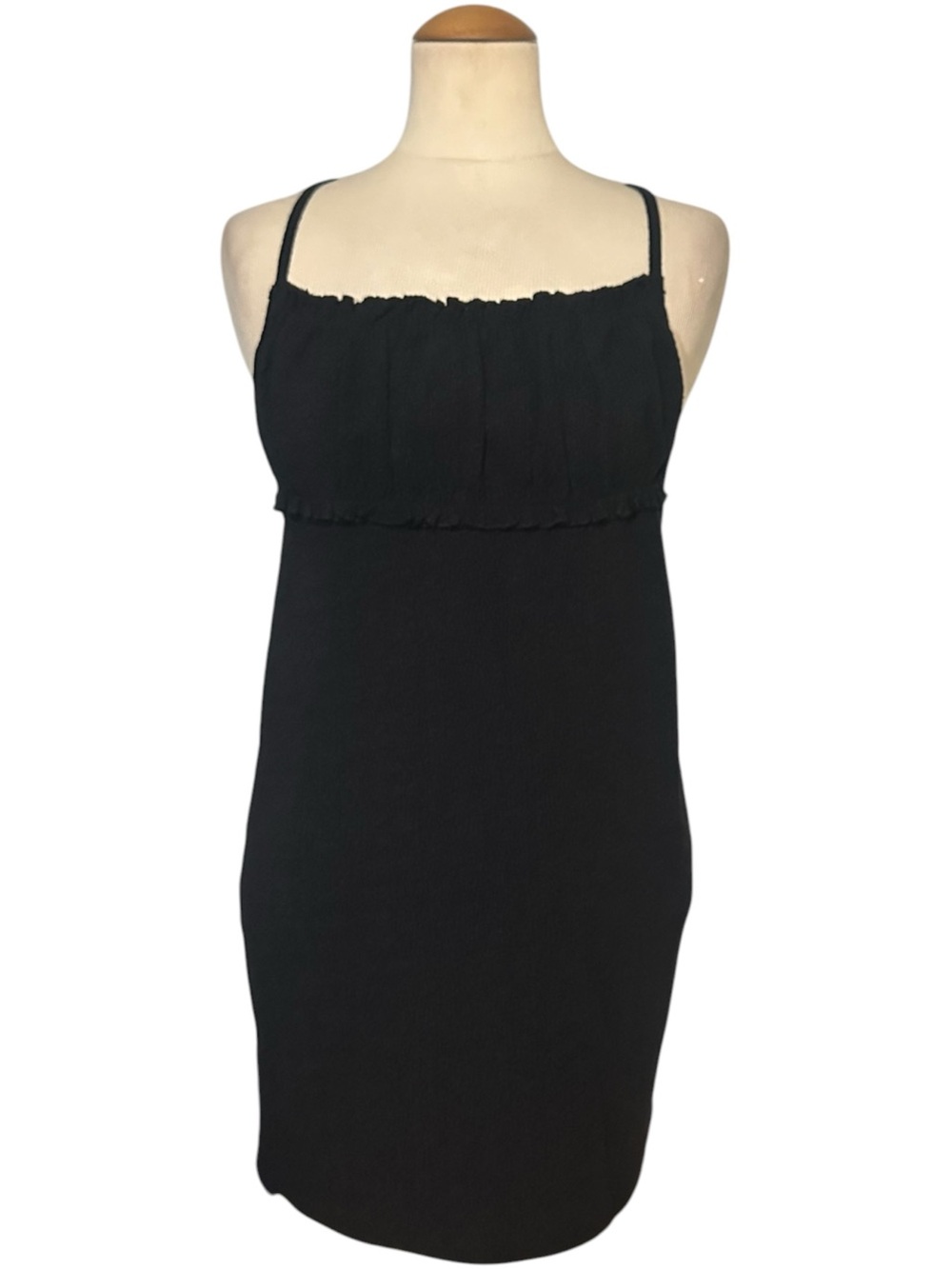 Free People Beach Strappy Mini Dress Black Size XS